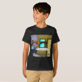 物理法則と重力の面白いギフトとTシャツ Tシャツ (正面フル)