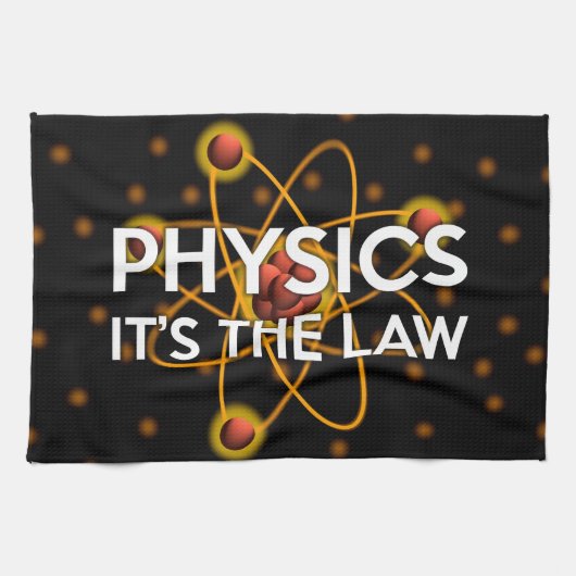 物理法律科学だ キッチンタオル (横)
