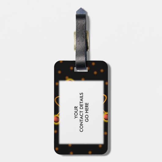 物理法律科学のジョークだ ラゲッジタグ (裏面縦)