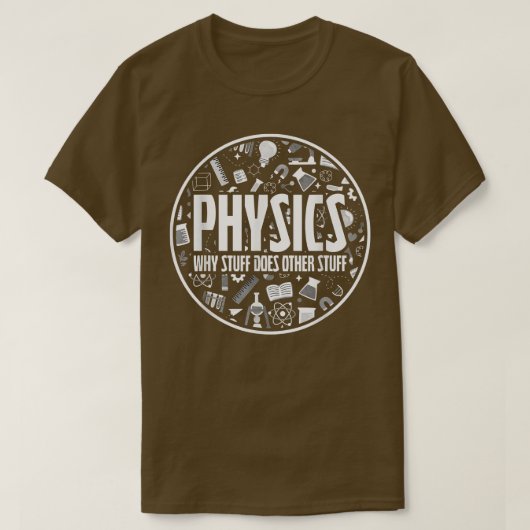 物理物科学 Tシャツ (デザイン正面)