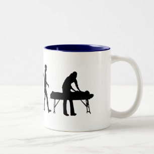 物理療法はセラピストのフィジカルセラピーを遊ばします ツートーンマグカップ