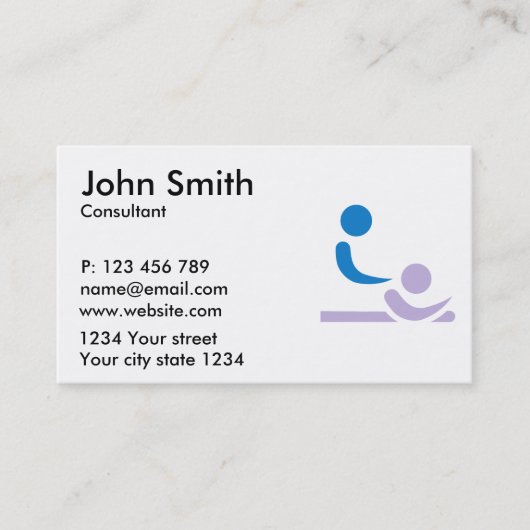 物理療法家 名刺 (正面)