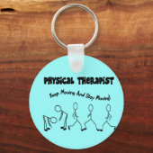 物理的セラピストTシャツとギフト キーホルダー (正面)