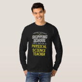 物理科学先生デザイン – スキップスクール Tシャツ (正面フル)