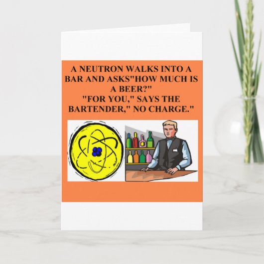 物理素晴らしデザイン カード (正面)