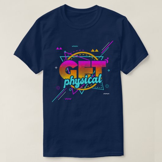 物理80sトレーニング tシャツ (デザイン正面)