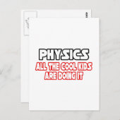 物理…カッコいい子供 ポストカード (正面/裏面)