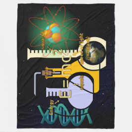 物理 フリースブランケット