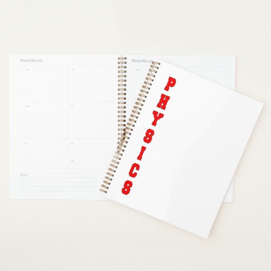 物理 プランナー手帳 (ディスプレー)