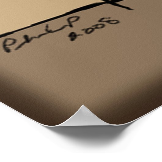 物理 ポスター (角)