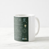 物理＆数学の黒板マグカップ | サイエンス方程式 コーヒーマグカップ (正面右)