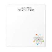 物理。法学だパーソナライズされた ノートパッド (正面)