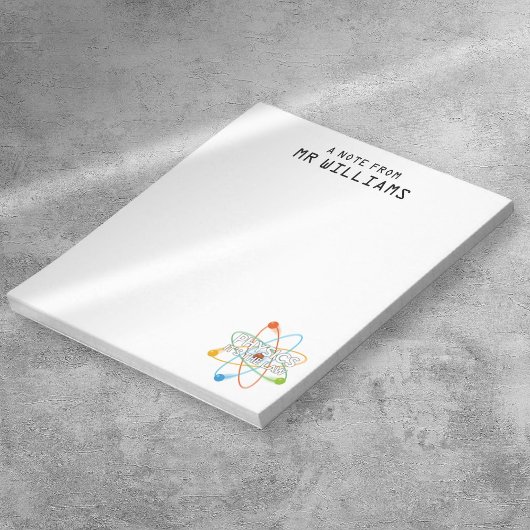 物理。法学だパーソナライズされた ノートパッド