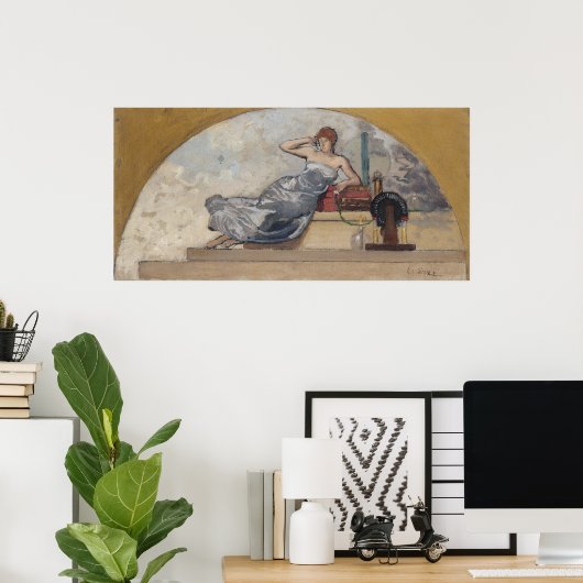 物理， 1889 ポスター (ホームオフィス)