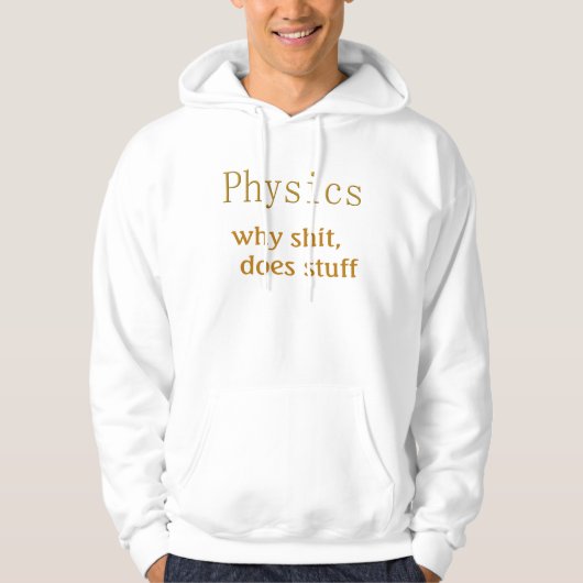 物理tシャツ パーカ (正面)