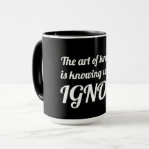 物知りの技術は、ジャンボを無視するものを知ることだ