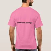 物知り顔および誇りを持った! Tシャツ (裏面)