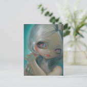 「物言いたげな瞬間」はがき ポストカード (スタンド正面)