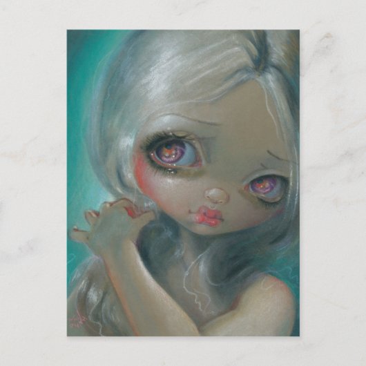 「物言いたげな瞬間」はがき ポストカード (正面)