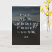 物語があるように悔やみや弔慰カードは"、そう生命"セネカ語です カード (黄色い花)