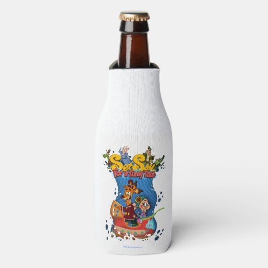 物語に帆をおもしろい張る ボトルクーラー (ボトル正面)