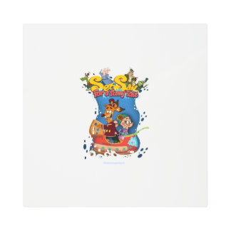 物語に帆をおもしろい張る メタルプリント