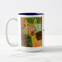 物語のマグが付いているヒルダのアルパカ