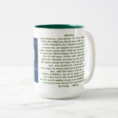 物語のマグを持つアルパカの友人ペチュニア ツートーンマグカップ (正面右)