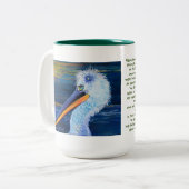 物語のマグを持つアルパカの友人ペチュニア ツートーンマグカップ (正面左)