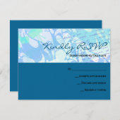 物語の作家のバーのバルミツワーの応答カード 出欠カード (正面/裏面)