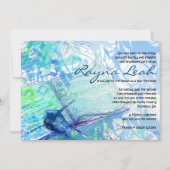 物語の作家のバーのバルミツワーの招待状 招待状 (正面)