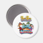 物語の冒険おもしろい島の磁石に帆を張る マグネット (正面/裏面)