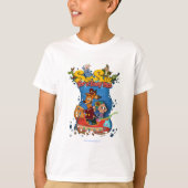 物語の少年たちおもしろいTシャツに帆を張る Tシャツ (正面)