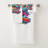 物語の島のバスタウおもしろいルに帆を張る バスタオルセット (インサイチュ)