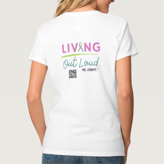 物語の救生活 | ウィメンズショートスリーブTシャツ Tシャツ (裏面)