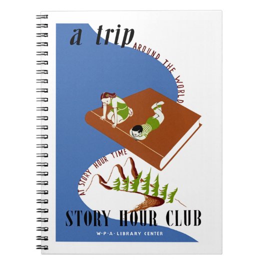 物語の時間に世界を巡る旅 ノートブック (正面)