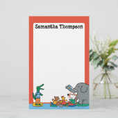 物語の時間を笑う虫と友 便箋 (スタンド正面)