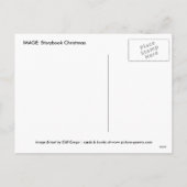 物語の本のクリスマス シーズンポストカード (裏面)