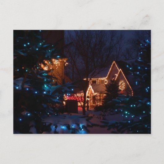 物語の本のクリスマス シーズンポストカード (正面)