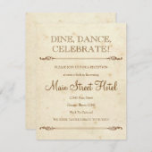 物語の本の披露宴の挿入物カード エンクロージャーカード (正面/裏面)