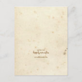 物語の本の披露宴の挿入物カード エンクロージャーカード (裏面)