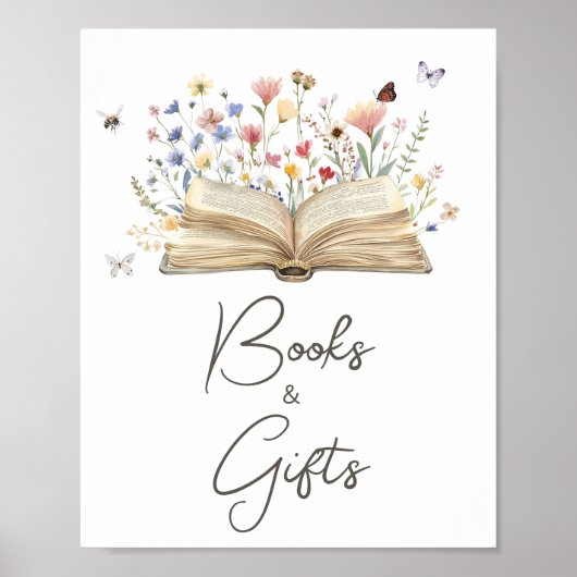 物語の本の新しい章が本と贈り物を始める ポスター (正面)