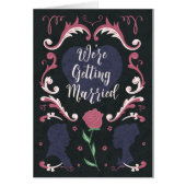 物語の本の結婚式-私達はカードを結婚しています (正面)