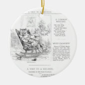 物語の本の蜂のオーナメント セラミックオーナメント (正面)