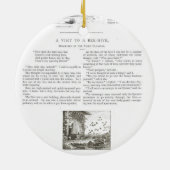 物語の本の蜂のオーナメント セラミックオーナメント (裏面)