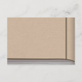 物語の本は本のベビーシャワーのヴィンテージブラウンを持って来ます エンクロージャーカード (裏面)