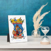 物語の板とおもしろいシンボルや象徴に出帆 フォトプラーク (側面)