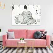 物語の英雄 キャンバスプリント (インサイチュ (リビング))