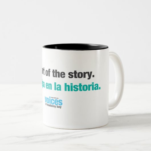 物語のbilingualのマグの部品があって下さい ツートーンマグカップ (正面右)