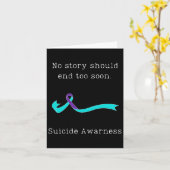 物語はあまりにも早く終わるべき自殺認識度3 カード (黄色い花)